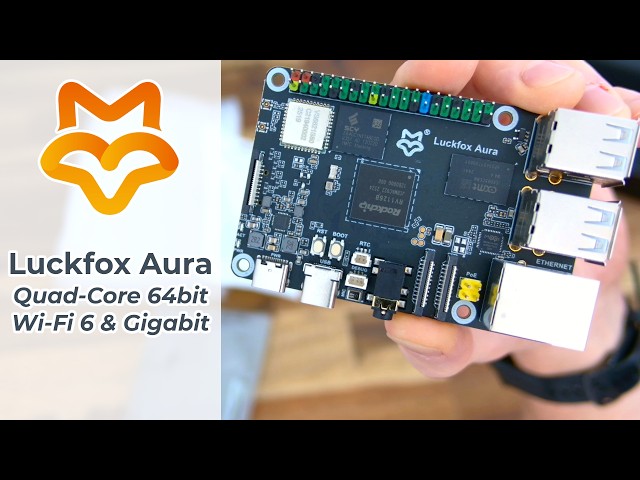 Luckfox Aura Review: $50 Wi-Fi 6 SBC with NPU, PoE & Debian 13