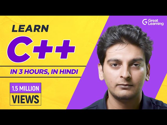 C++ Tutorial For Beginners in Hindi | C++ Programming | C++ Full Course | Great Learning