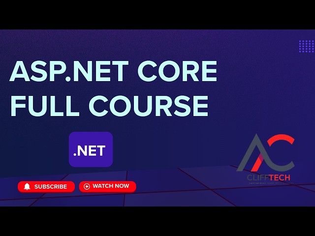 ASP.NET Core Full Course For Beginners NET 10 &C#