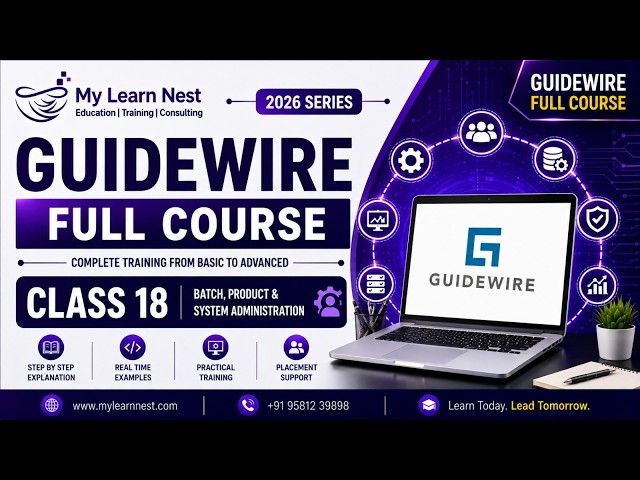 Guidewire Training Class 18 | Guidewire PolicyCenter, ClaimsCenter & BillingCenter Concepts