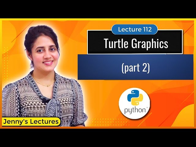 Python Turtle graphics | part 2 | Python Tutorials for Beginners #lec112