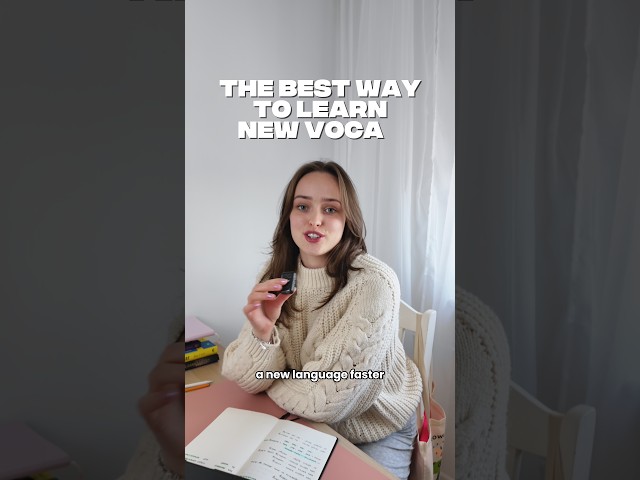 The best way to learn new vocabulary #languagelearning #learnlanguages #polyglot #languages #fluency