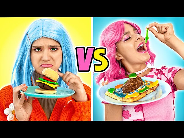 COMIDA REAL vs. COMIDA FALSA || ¡Desafío de Cocina! Trucos y Recetas de Cocina