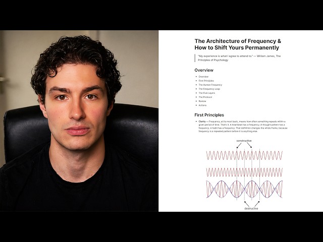 how to actually become a high frequency person.