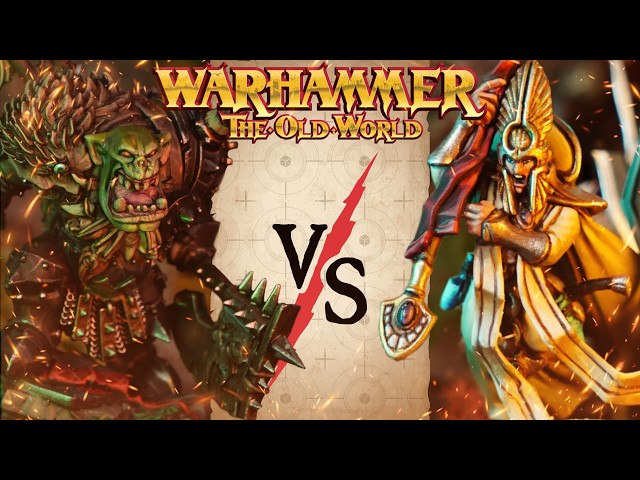 High Elves vs Orc & Goblins | Warhammer The Old World Battle Report