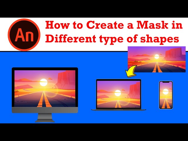 How to Create a Mask in Animate CC | Adobe Animate CC Basic Tutorial