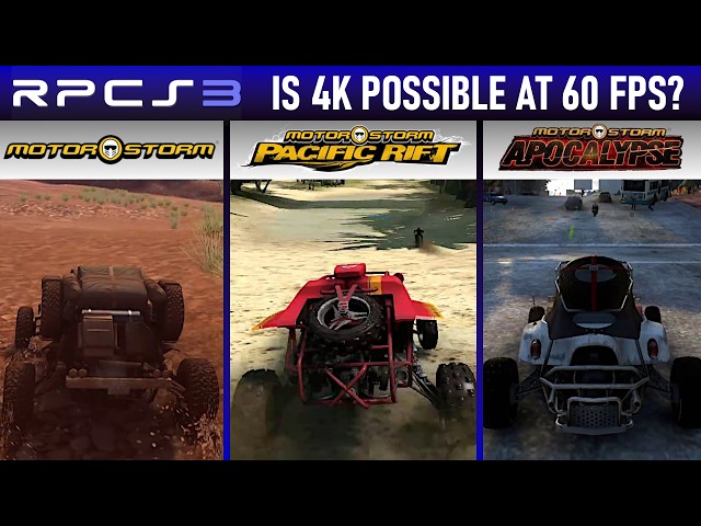 RPCS3 | How well do the Motorstorm games perform on the emulator?