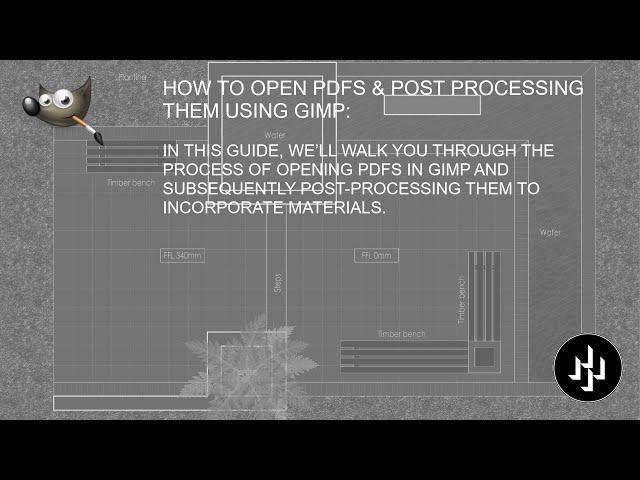 HOW TO OPEN PDFS & POST PRODUCE THEM USING GIMP