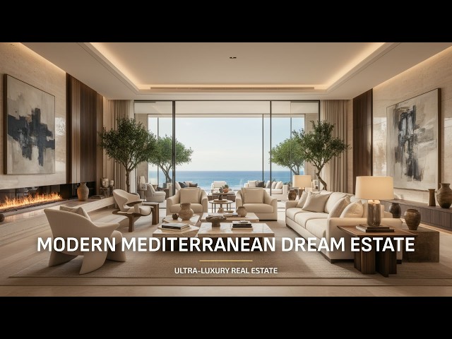 Inside a Modern Mediterranean Dream Estate | Ultra-Luxury Home Tour
