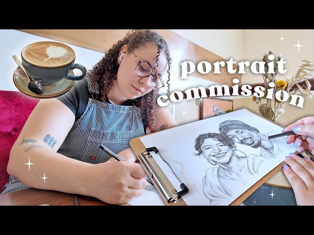 Showing You My Portrait Commission Drawing Process ✍🏼