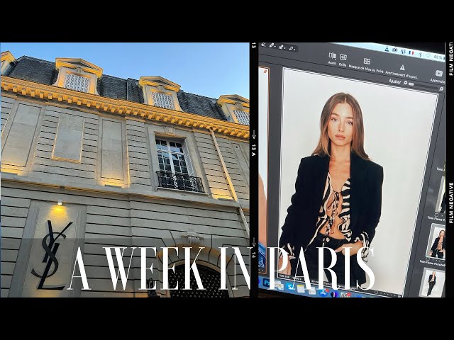 Paris vlog march 2022  | Come behind the scenes of our photoshoot | Paris travel vlog