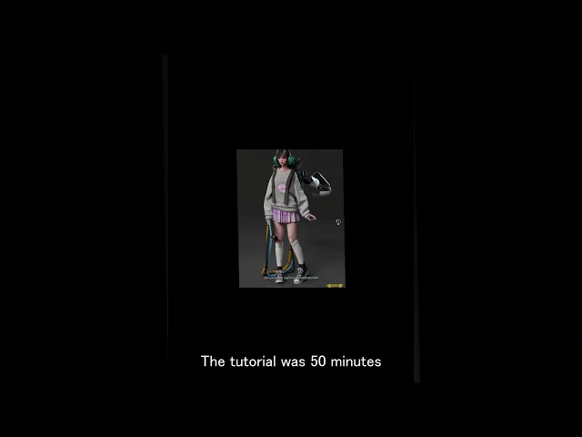 I did a speed run on a hard surface tutorial in ZBRUSH. (It took me 3 and a half hours lol)