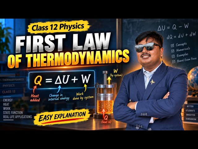 First Law of Thermodynamics | Class 12 Physics | Easy Explanation in Nepali | GyanFlux