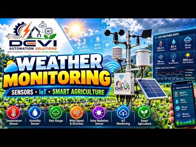 76E.🌦️ WEATHER MONITORING EXPLAINED | SENSORS, IoT & SMART AGRICULTURE-English 