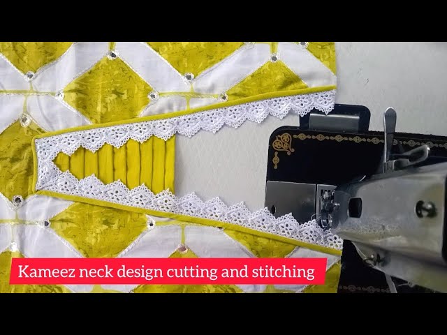 Kameez neck design cutting and stitching ☝🏻🌿🌿🌿🌿