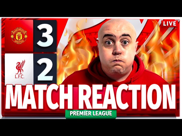 MAN UNITED 3-2 LIVERPOOL! Craig's LIVE Match Reaction