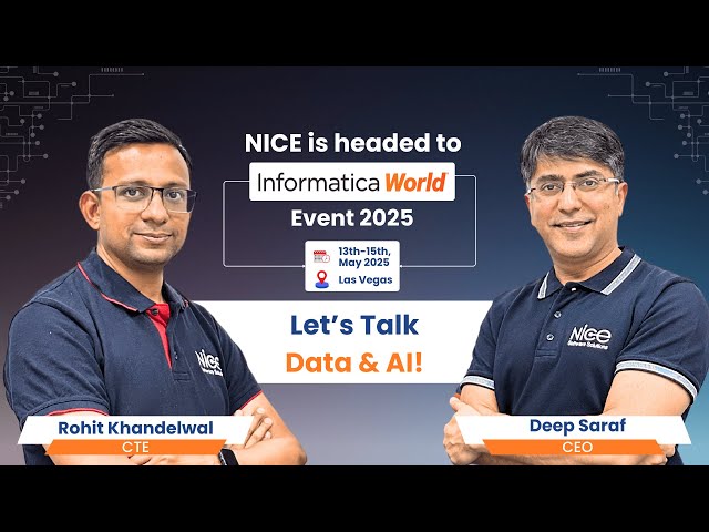 Nice Software Solutions at Informatica World 2025! #informatica #nicesoftwaresolutions #data #ai