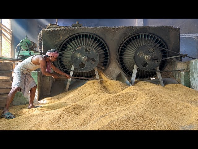 Amazing Puffed Rice Making Complete Factory Process | How Puffed Rice Is Made In A Factory