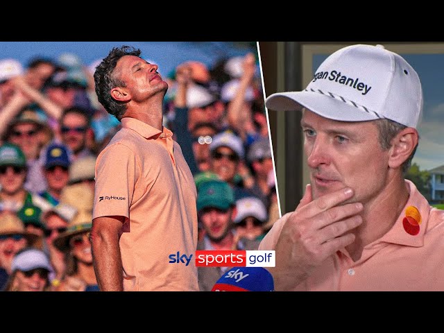 Justin Rose REACTS to play-off Masters defeat to Rory McIlroy