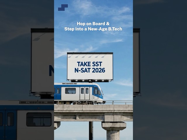 How to Get Up to 100% Scholarship for B.Tech | SST N-SAT 2026 #scholarship #btech #after12
