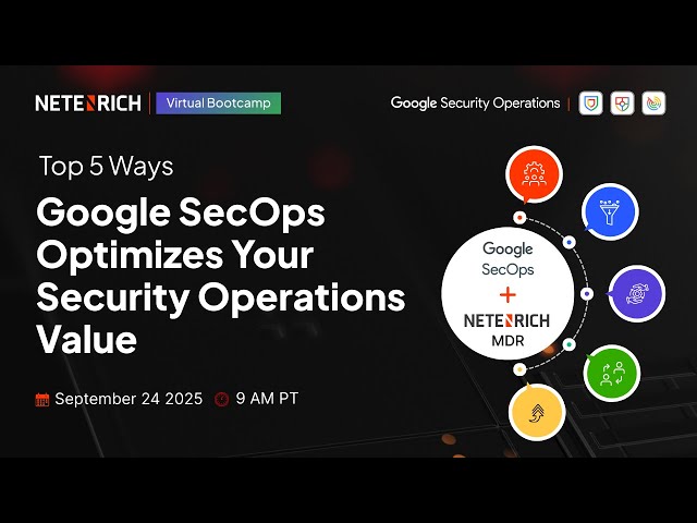 SOC Webinar | Top 5 Ways Google SecOps Optimizes Your Security Operations Value