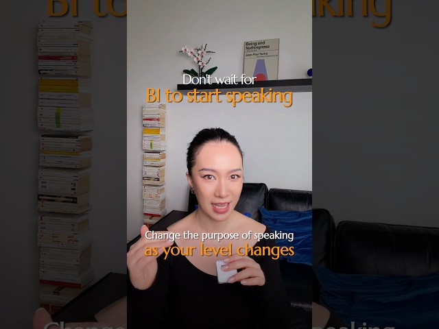Don’t Wait To Reach B1 To Start Speaking #languagelearning