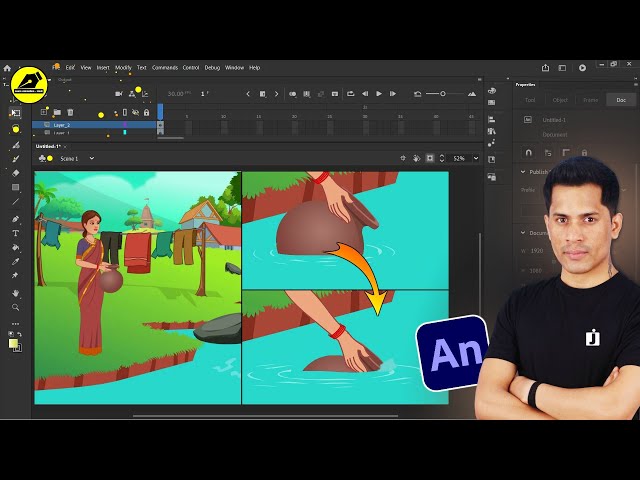 Water Fill Animation | Make Animated Videos For Youtube | 2D Animation | @Learn Animation - Hindi