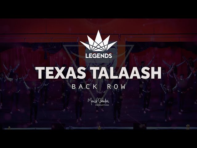 Texas Talaash | 2025 Legends | Back Row | Manish Bhandari Productions