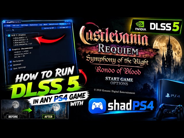 How to Run DLSS 5 on ANY PS4 Game with shadPS4