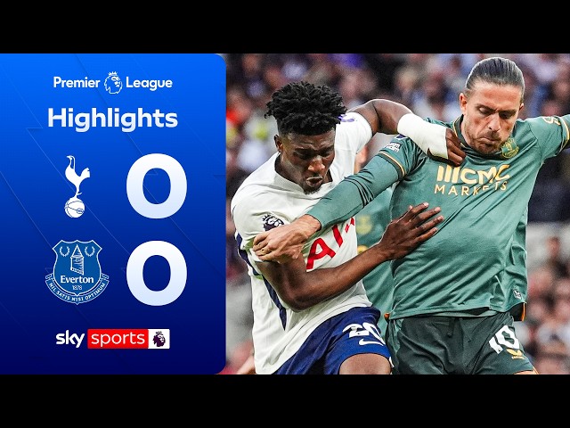 Spurs yet to score league goal this season! 😳 | Spurs 0-0 Everton | Premier League Highlights