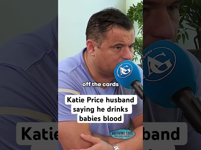 Katie Price husband saying he drinks babies blood