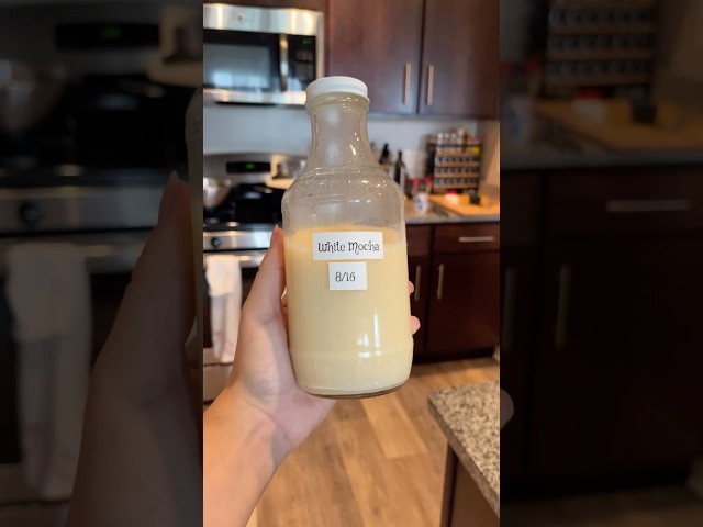 White mocha coffee syrup ☕️