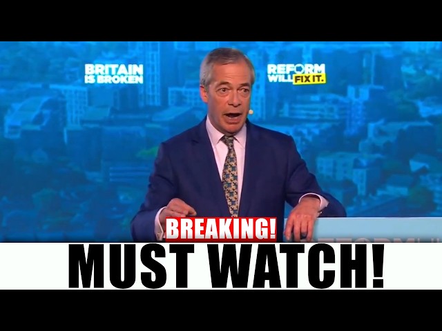 Nigel Farage is repeatedly heckled at the launch of Reform UK's London local election campaign!