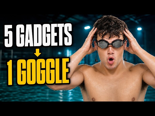 These Sollawave Smart Goggles Replace 5 Pieces of Swim Kit