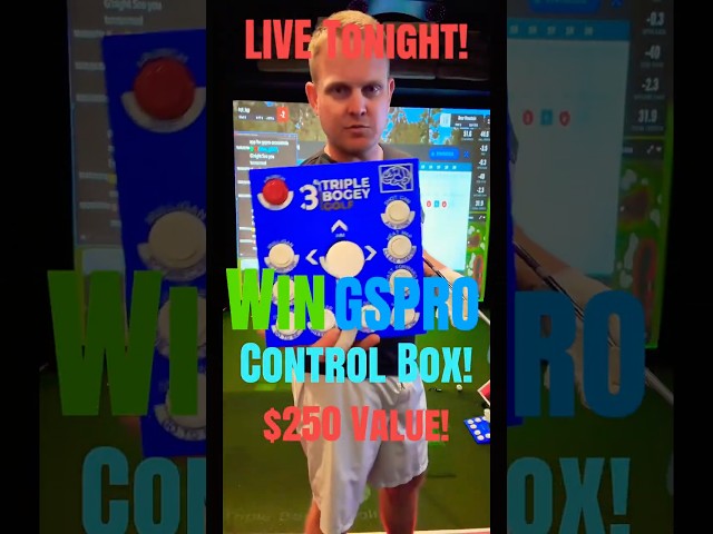 Win a Brainbox! Join for chance at the Giveaway LIVE Tonight! #golfsimulator #golf #simulator
