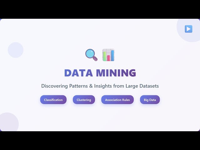 Data Mining for Beginners: Concepts, Techniques & Applications