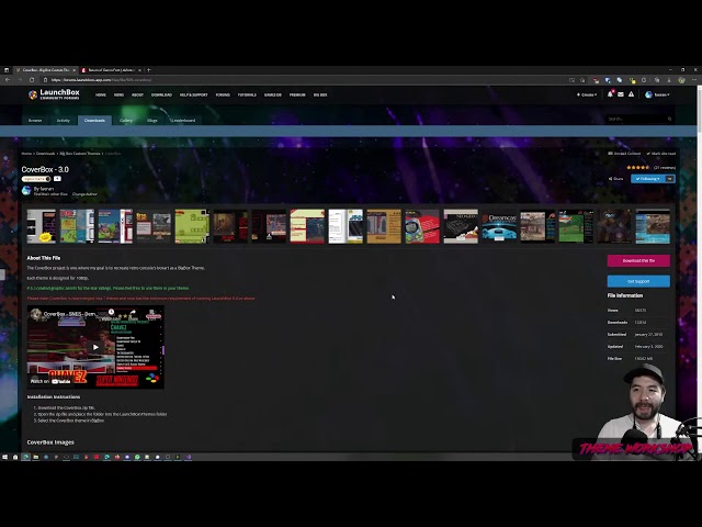 Porting CoverBox - Nintendo Handhelds - Live Stream: LaunchBox / Big Box Theme Workshop