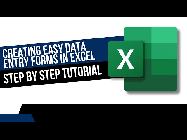 Creating Easy Data Entry Forms in Excel 📊   Step by Step Tutorial