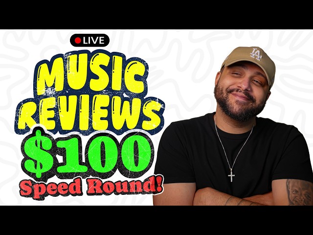 LIVE Music Reviews! $100 Speed Round | 20 Spots Only