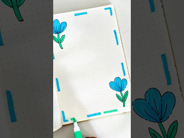 Cute front page border design ideas for project #art #diy #satisfying #shorts #doodle