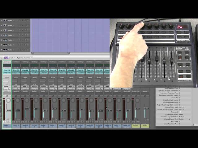 Behringer BCF2000 & Logic Pro user guide - 2/16