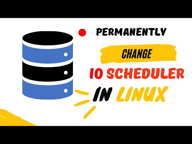 How to change I/O scheduler permanently in linux |Improving System Performance with I/O Scheduler