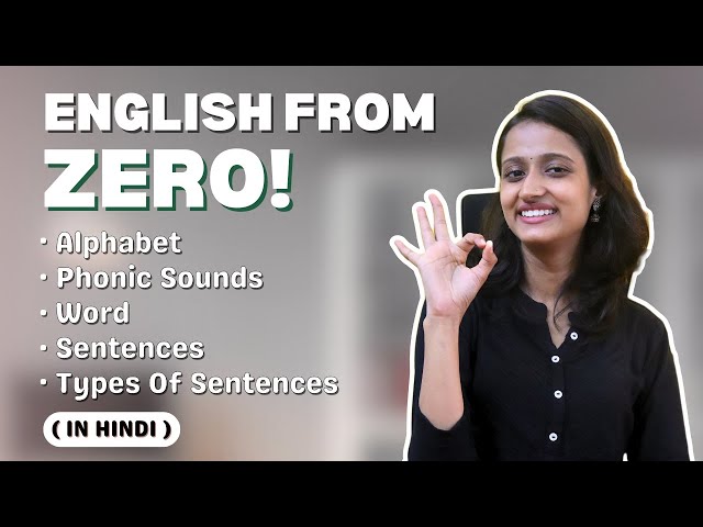 English Bilkul ZERO Se | English From Scratch | Basic English | English Alphabets | Sentences