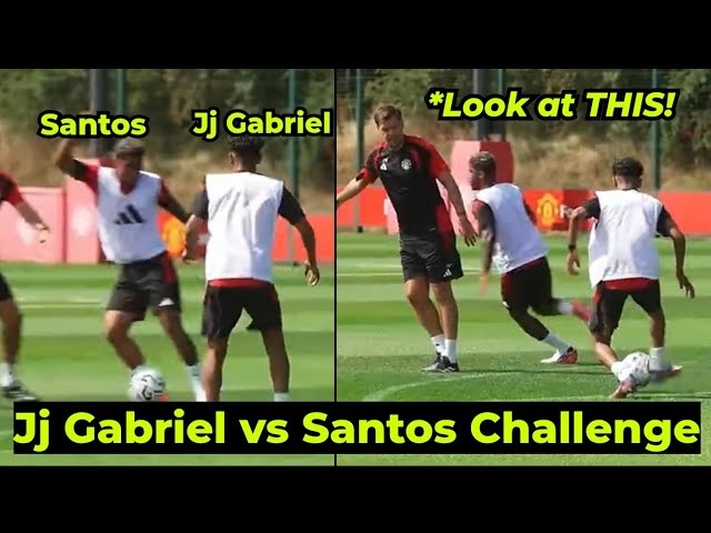 Moment JJ Gabriel DID THIS with Andrey Santos in Final Training ahead of Rosenborg game 