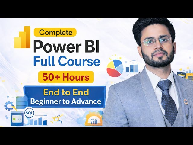 Power BI Full Course 2026 | Power BI Dashboard Project in Hindi | Free Power BI Course 2026