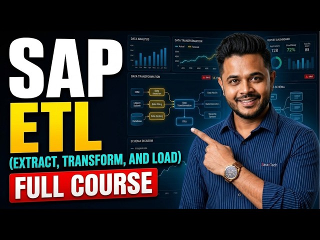 SAP ETL (Extract, Transform, And Load) Full Course | ZaranTech