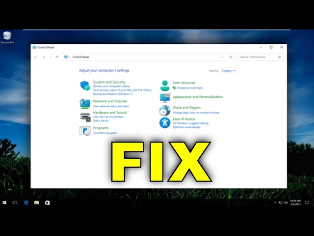 How to Fix Control Panel Not Opening in Windows 10/11 [Solution]