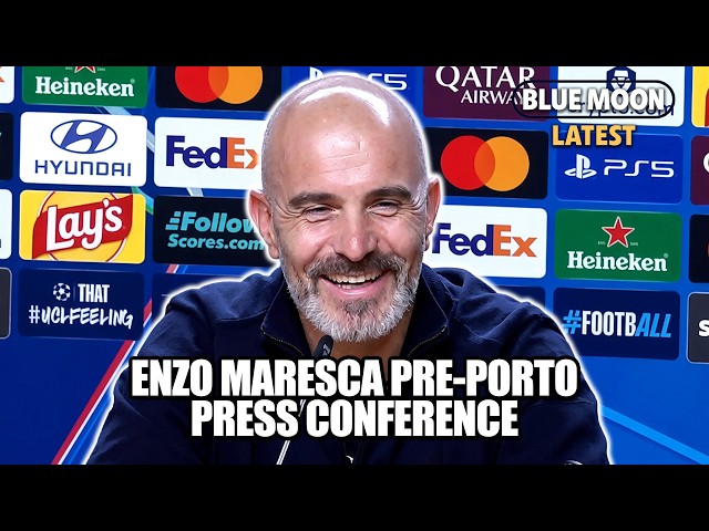 Enzo Maresca on spending pressure, Haaland fatigue, Doku and O'Reilly | Porto v Manchester City