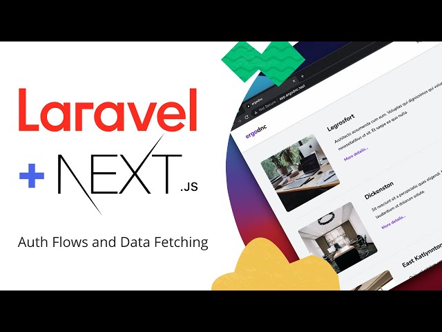 Using a Laravel REST API with a NextJs App