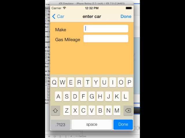 Core Data Part1 ios7 xcode5 storyboards